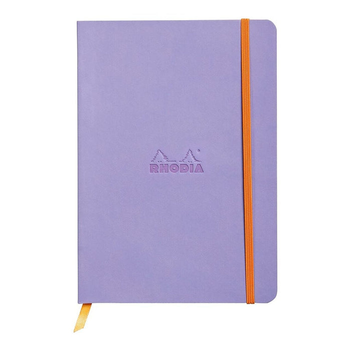 Rhodiarama Softcover A5 Dotted Pages Notebook - Iris Blue FPC117459C