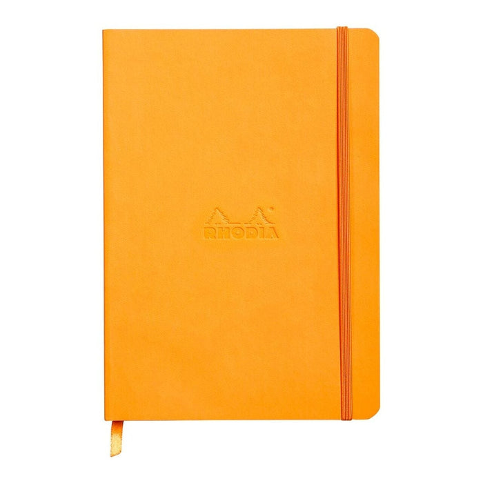 Rhodiarama Softcover A5 Dotted Pages Notebook - Orange FPC117465C