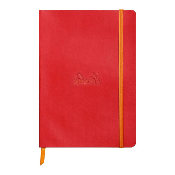 Rhodiarama Softcover A5 Dotted Pages Notebook - Poppy FPC117463C