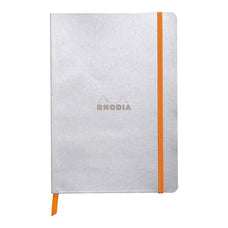 Rhodiarama Softcover A5 Dotted Pages Notebook - Silver FPC117451C