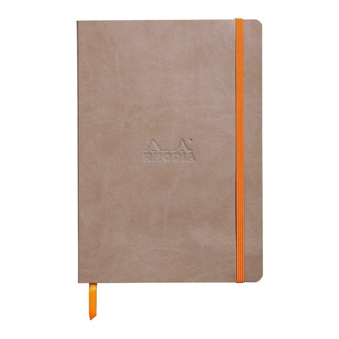 Rhodiarama Softcover A5 Dotted Pages Notebook - Taupe FPC117454C