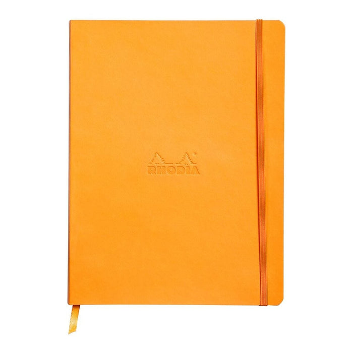 Rhodiarama Softcover B5 Dotted Pages Notebook - Orange FPC117565C