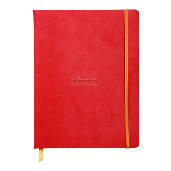 Rhodiarama Softcover B5 Dotted Pages Notebook - Poppy FPC117563C