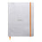 Rhodiarama Softcover B5 Dotted Pages Notebook - Silver FPC117551C