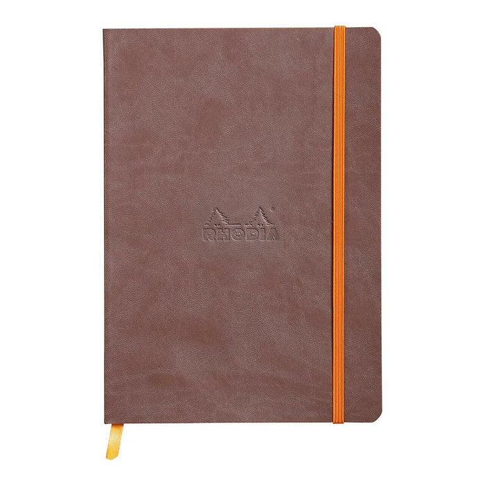 Rhodiarama Softcover Notebook A5 Lined Chocolate FPC117403C