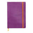 Rhodiarama Softcover Notebook A5 Lined Purple FPC117410C