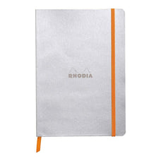Rhodiarama Softcover Notebook A5 Lined Silver FPC117401C