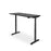 Rise 1200mm x 600mm Electric Height Adjustable Desk – Black / Black Woodgrain MG_RISEL_12_B_BW