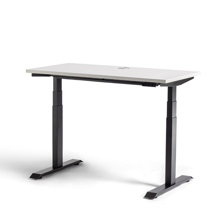 Rise 1200mm x 600mm Electric Height Adjustable Desk – Black / White MG_RISEL_12_B_W