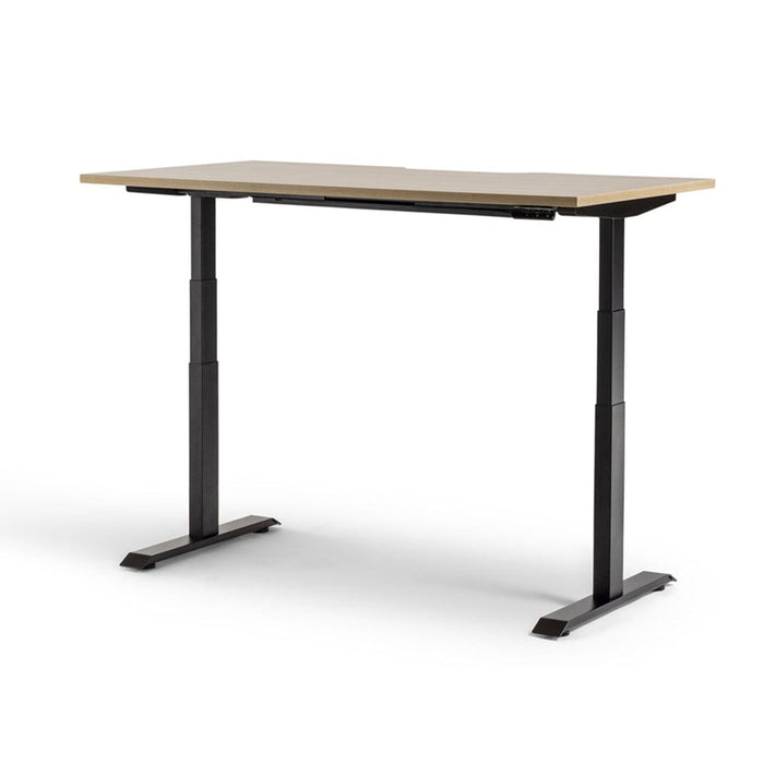 Rise 1500mm x 800mm Electric Height Adjustable Desk – Black / Autumn Oak MG_RISEL_15_B_AO