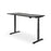 Rise 1500mm x 800mm Electric Height Adjustable Desk – Black / Black Woodgrain MG_RISEL_15_B_BW