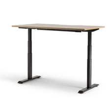 Rise 1600mm x 800mm Electric Height Adjustable Desk – Black / Autumn Oak MG_RISEL_16_B_AO