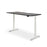Rise 1800mm x 800mm Electric Height Adjustable Desk – White / Black Woodgrain MG_RISEL_18_W_BW