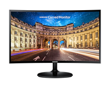 Samsung 27" Curved Monitor C27F390FHE, 16:9 FHD, 1080p, VA Panel, HDMI, VGA DDLC27F390FHEXXY