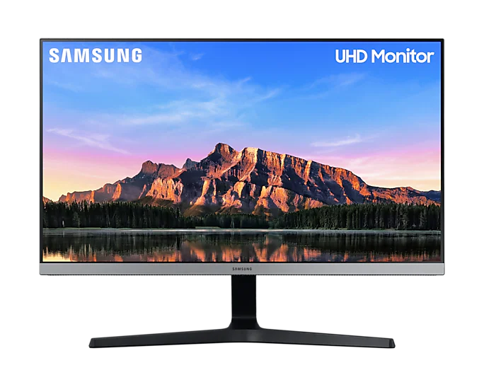 Samsung 28" UR550 IPS Monitor, 16:9 UHD, Flat, HDR, 60Hz, PBP & PIP, HDMI, Display Port DDLU28R550UQEXXY
