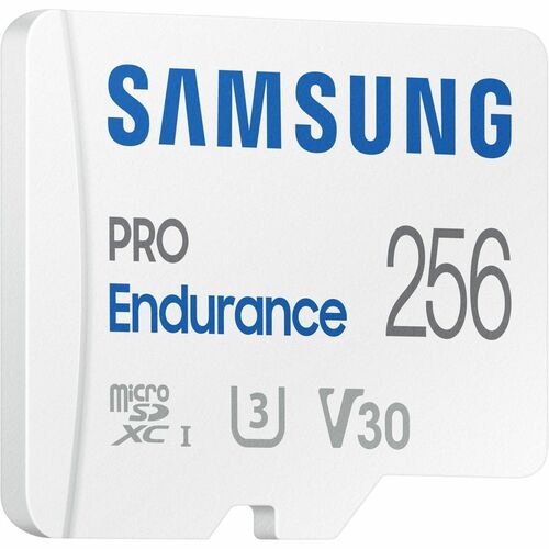 Samsung PRO Endurance MB-MJ256K 256 GB Class 10/UHS-I (U3) V30 microSDXC - 100 MB/s Read - 40 MB/s Write - 120 Month Warranty IM5863095