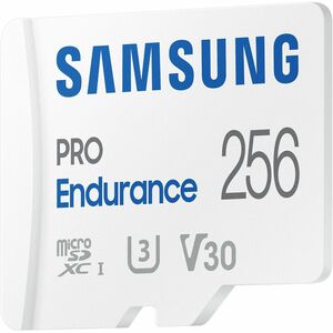 Samsung PRO Endurance MB-MJ256K 256 GB Class 10/UHS-I (U3) V30 microSDXC - 100 MB/s Read - 40 MB/s Write - 120 Month Warranty IM5863095