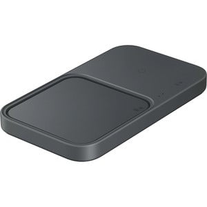 Samsung Super Fast Wireless Charger Duo (with Adapter and Cable) - 15 W - 9 V Input - Dark Grey IM5514279