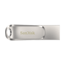 SanDisk Ultra Dual Flash Drive Luxe SDDDC4, 64GB USB Type C, Metal, USB3.1/Type-C Reversible Connector, Swivel Design Type-C Enabled Devices NN82528