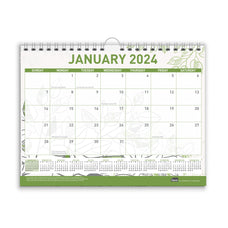 Sasco 2024 ECO Small Wall Calendar, 280mm x 215mm AO1071024
