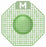 Scented Enzyme Urinal Screens Cucumber Melon + Plastic Cover - Green x 10 Screens per Box MPH28804
