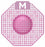 Scented Enzyme Urinal Screens Mango + Plastic Cover - Pink x 10 Screens per Box MPH28806
