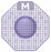 Scented Enzyme Urinal Screens Ocean Mist + Plastic Cover - Purple x 10 Screens per Box MPH28805