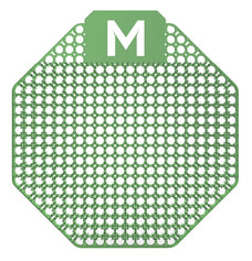 Scented Urinal Screens Lime + Plastic Cover - Dark Green x 10 Screens per Box MPH28826