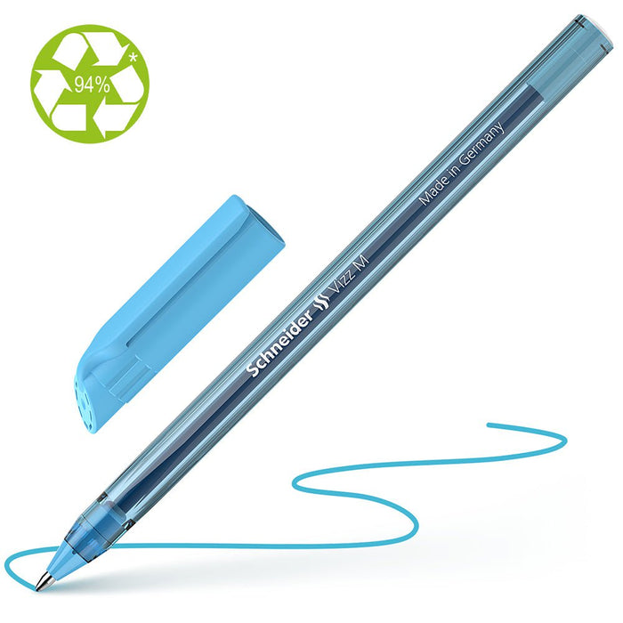 Schneider Ballpoint Pen Vizz Medium Light Blue CXS102210