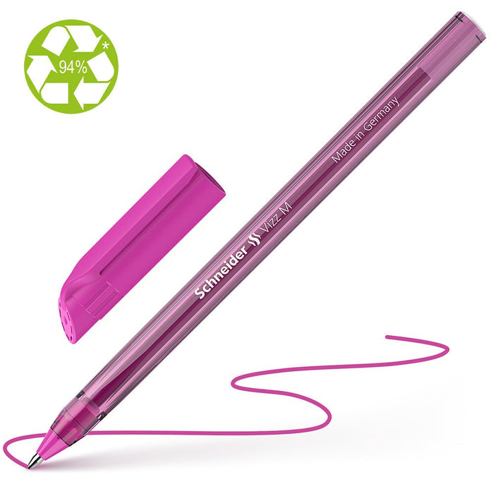 Schneider Ballpoint Pen Vizz Medium Pink CXS102209