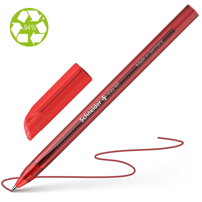 Schneider Ballpoint Pen Vizz Medium Red CXS102202