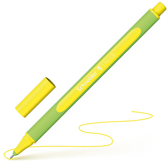 Schneider Fineliner Line-Up 0.4mm Pen - Neon Yellow CXS191064