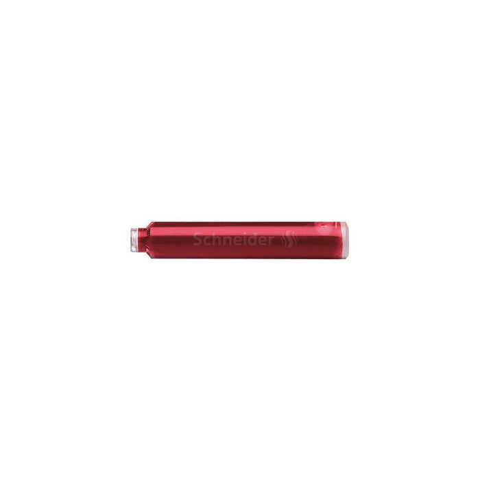 Schneider Fountain Pen Ink Cartridge Red Box 6 pieces CXS6602