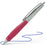 Schneider Haptify Ballpoint Pen, Medium, Blue Ink, Sage Grey/Magenta CX1000985