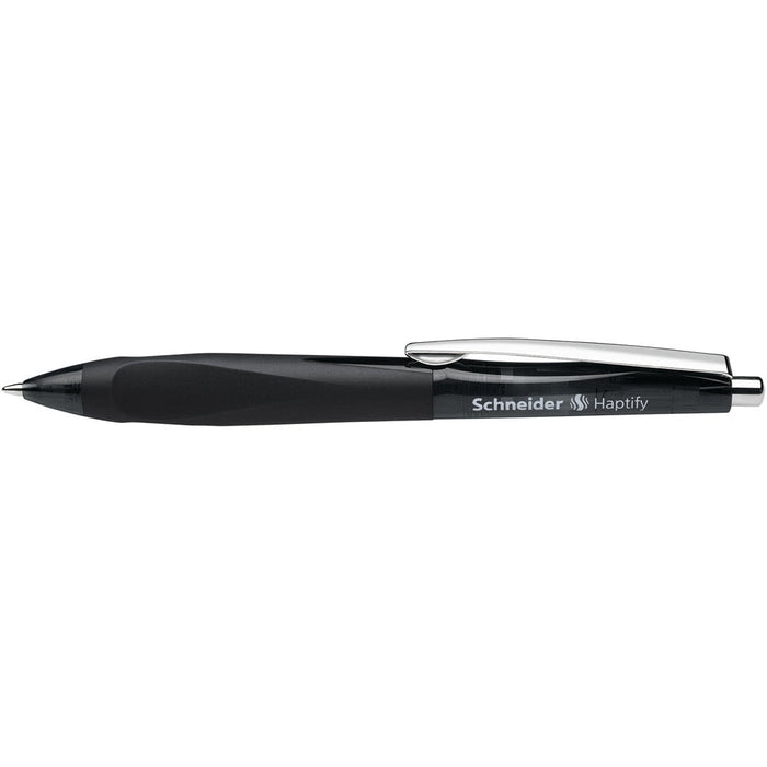 Schneider Haptify Ballpoint Pen Retractable SuperGrip, Black CXS135301