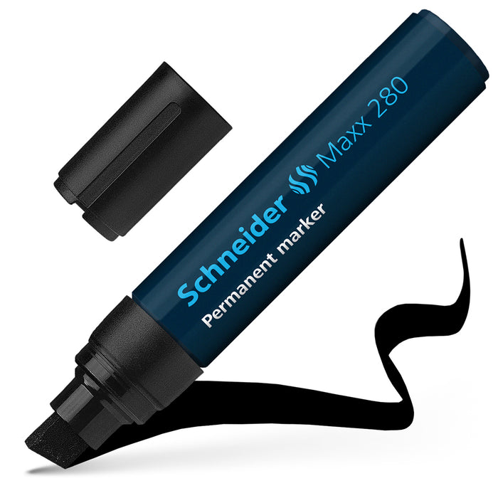 Schneider Maxx 280 Permanent Marker, Black CX1000970
