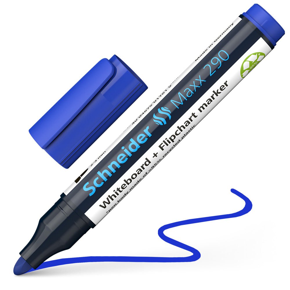 Schneider Maxx 290 Whiteboard Markers Blue Flipchart Markers