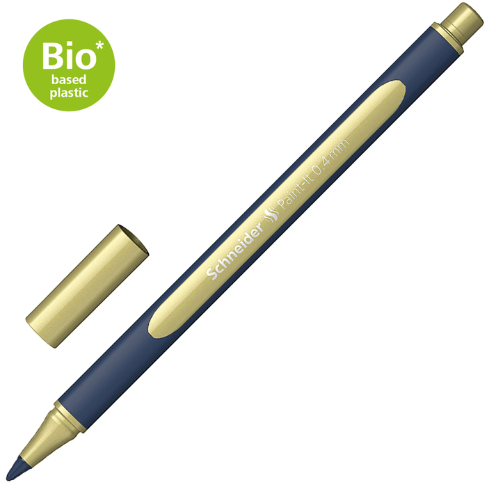 Schneider Metallic Rollerball Pen, 0.4mm Gold CXSML05001066