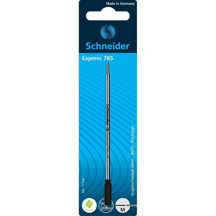 Schneider Pen Refill Ballpoint 785 Medium, Black (Fits Cross Pens) CXS77160