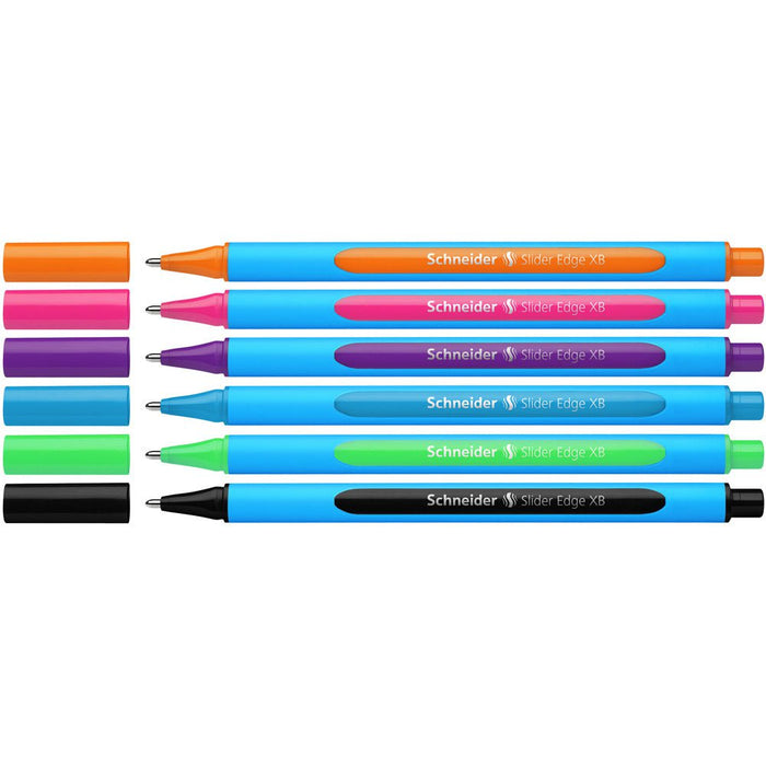 Schneider Slider Edge Ballpoint Pen Extra Bold Tip -  6's pack CXS152276