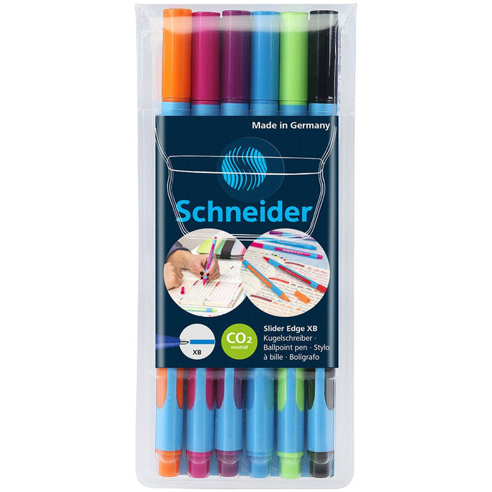 Schneider Slider Edge Ballpoint Pen Extra Bold Tip -  6's pack CXS152276