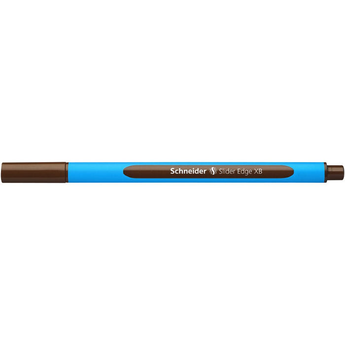 Schneider Slider Edge Ballpoint Pen Extra Broad Tip - Brown Ink CXS152207