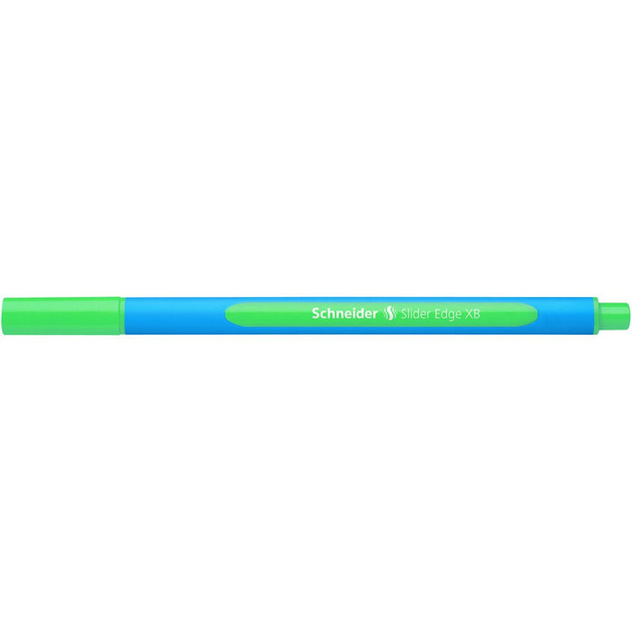 Schneider Slider Edge Ballpoint Pen Extra Broad Tip - Green Ink CXS152204