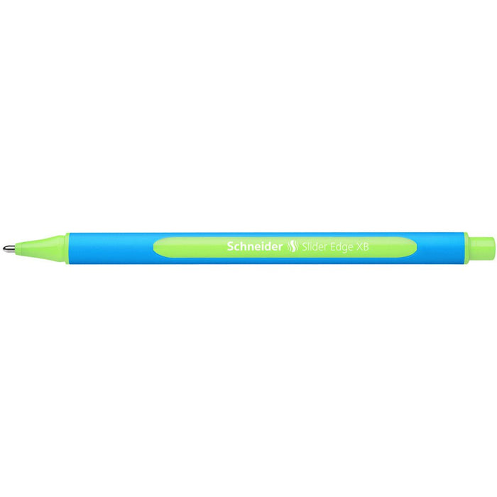 Schneider Slider Edge Ballpoint Pen Extra Broad Tip - Light Green Ink CXS152211