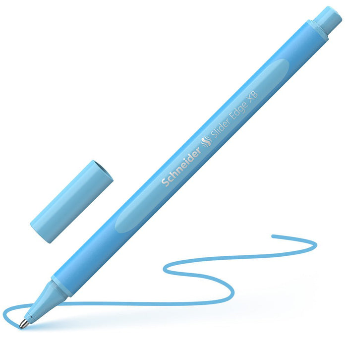 Schneider Slider Edge Ballpoint Pen Extra Broad Tip - Pastel Baby Blue Ink CXS152230