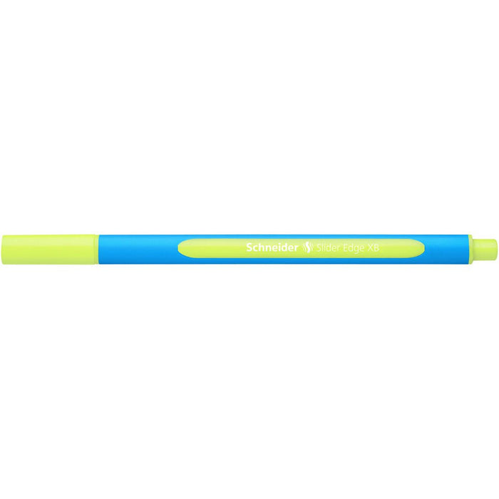 Schneider Slider Edge Ballpoint Pen Extra Broad Tip - Yellow Ink CXS152205