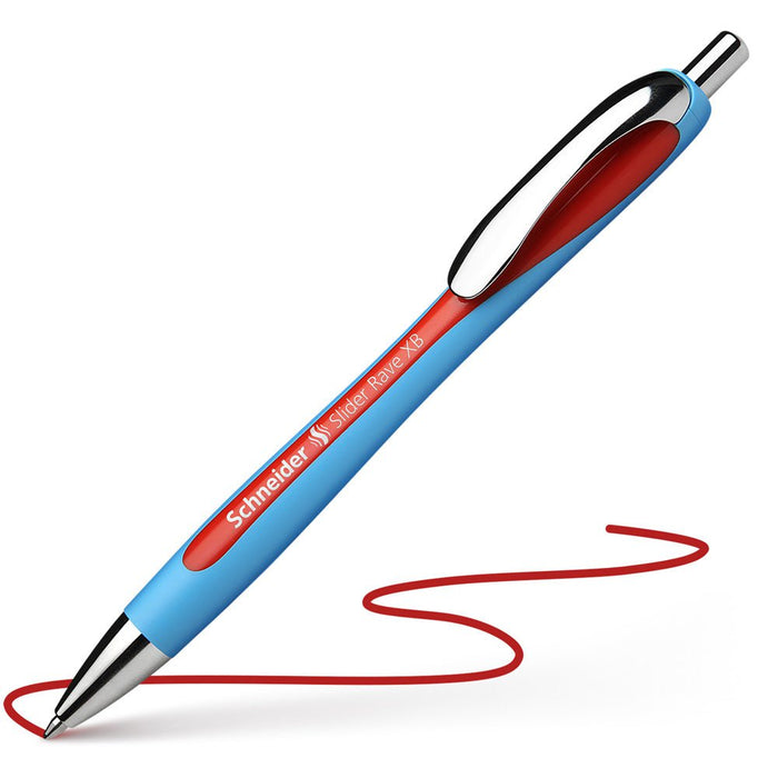 Schneider Slider Rave Ballpoint Pen Extra Broad Tip - Red Ink CXS132502