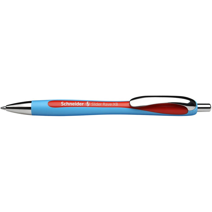Schneider Slider Rave Ballpoint Pen Extra Broad Tip - Red Ink CXS132502