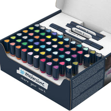 Schneider Twinmarker Paint-It 040 Brush + Round Complete Set, 72 pieces, Assorted Colours CXSML04010901