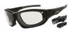 Scope Genisys Plus Black Frame Titanium Clear Lens /Gasket/Strap 10 Pair RM151C-G